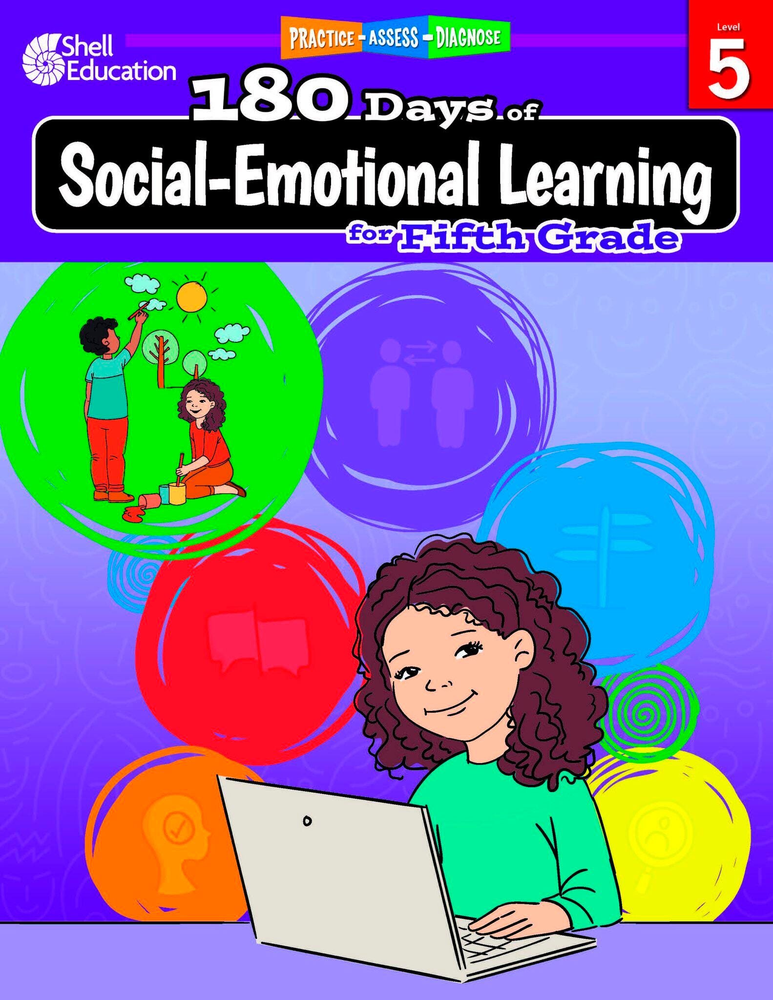 Shell Education 180 Days of Social-Emotional Learning, Fifth Grade, Item Number 2089440